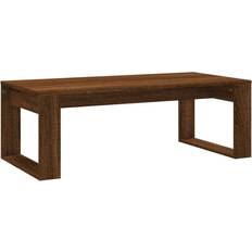 Marron Tables Basses vidaXL 823365 Brown Oak Table Basse 35x102cm