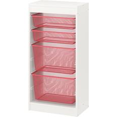 IKEA Trofast White/Light Red Hylla