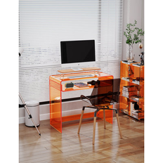 Orange Writing Desks Ivy Bronx Garaway Writing Desk