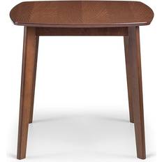 Walnut Dining Tables Julian Bowen Lennox Walnut Dining Table 80x80cm