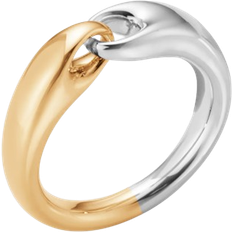 Unisexo Anillos Georg Jensen Reflect Small Ring - Gold/Silver