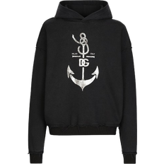 Dolce & Gabbana Men Clothing Dolce & Gabbana Men's Anchor Logo Hoodie - Blue