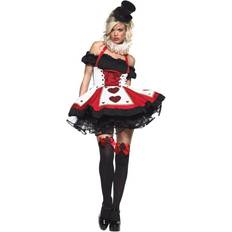 Mujeres - Real Vestidos de fiesta Leg Avenue Peasant Top Queen of Hearts Costume