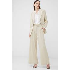 Beige Blazers French Connection Women's EVERLY SUITING BLAZER Cream