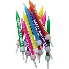 Party Supplies Anniversary House 12 Happy Birthday Cake Candles