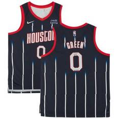 Sports Fan Apparel Fanatics Authentic "Jalen Green Navy Houston Rockets Autographed Nike 2021-22 Mixtape Swingman Jersey with "Light Fuse" Inscription"