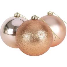 Interior Details Shatchi 6Pcs, Rose Gold 10cm Christmas Baubles