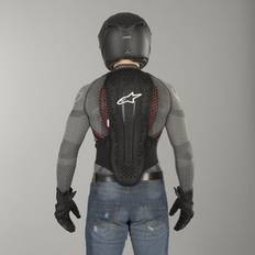Motorcykelkropsbeskyttelse Alpinestars Nucleon KR-2 Rygbeskytter - Sort/Rød