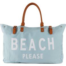 Blue - Women Beach Bags Lamy Lamyba Waterproof Sandproof Beach Bag - Extra Large