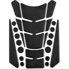Motorcycle Decals Zaddox Motorrad Tankpad Set TF2 Tankschutz Aufkleber Universal - Schwarz