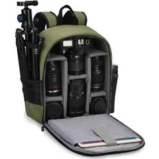 Camera Bags & Cases on sale Caden CADeN Camera Backpack Bag Professional for DSLR/SLR Mirrorless Camera Waterproof, Camera Case Compatible for Sony Canon Nikon Camera and Lens Tripod Accessories Green