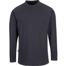 Work Tops Portwest FR Anti-Static Crew Neck Navy