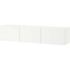 IKEA Besta White/Lappviken White TV-bänk 180x38cm