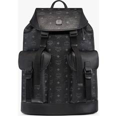 MCM Backpacks MCM Brandenburg Backpack In Visetos - Black