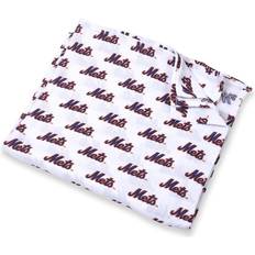 Three Little Anchors Infant Boys and Girls White New York Mets 47'' x 47'' Muslin Swaddle Blanket White