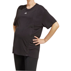 Abbigliamento premaman e per l'allattamento Adidas AEROREADY Train Essentials Nursing Tee Black/White