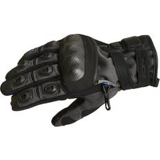 Lindstrands Siljan Motorcycle Gloves - Dark Grey/Black Unisex