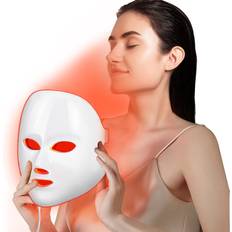 Led Red Light Therapy for Face, 7 Color Facial Mask