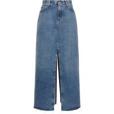 Gucci Skirts Gucci Horsebit Denim Maxi Skirt - Denim