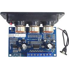 2.1 Channel Bluetooth Digital Amplifier Board 2x25W 50W BT5.0 Subwoofer Class D Audio Board DC12-20V with USB Cable