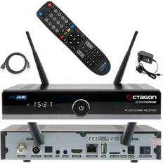 Decoder TV digitali Octagon SF8008 Supreme Combo Doppio Sistema Operativo WiFi 1200 Mbit/s