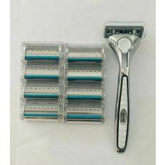 Wilkinson Sword Quattro Titanium Sensitive Value Pack Handle & 9 Razor Blades