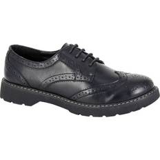 Boulevard Matte PU Brogues Black