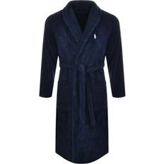 Polo Ralph Lauren Cotton Terry Robe - Navy