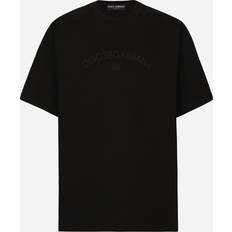 Dolce & Gabbana Black Tops Dolce & Gabbana Black Print T-Shirt IT