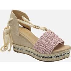 Fabric Espadrilles Ravel Women's Forres Womens Espadrille Wedges Pink Fabric pink fabric