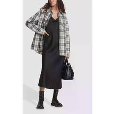 Skiløb Kjoler AllSaints Hadley Satin Kjole Med Stropper - Sort