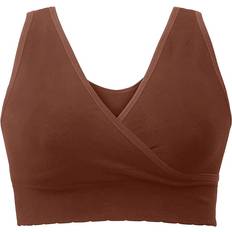 Graviditet & Amning Momkind Crossover BH - Chocolate