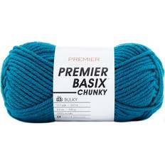 Turquoise Yarn Premier Yarns Basix Chunky Yarn Teal 1145-32