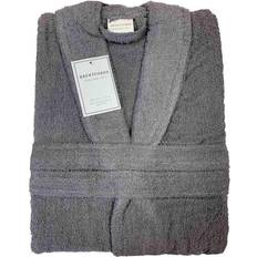 Men - XS Robes Brentfords 100% Cotton Towel Bath Robe Charcoal One