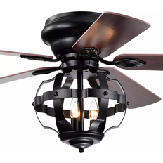 Ceiling Fans Warehouse of Tiffany 52" 3-Light Indoor Ceiling Fan with Light Kit