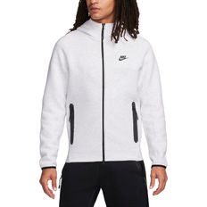 3XL Sweaters Nike Sportswear Tech Fleece Windrunner Zip Up Hoodie For Men - Birch Heather/Black