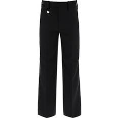 Burberry Uomo Pantaloni & Shorts Burberry Wool Trousers - Black