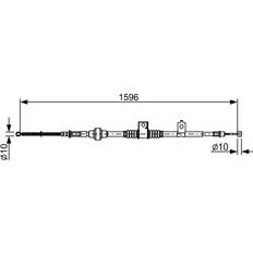 Bosch 1 987 482 520 Handbromsvajer Parkeringsbroms