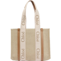 Chloe C24AS533N8320E 関税送料込 Chloe WOODY CANVAS SHOULDER Belt Bag CHC24AS681L1726Y Fabric