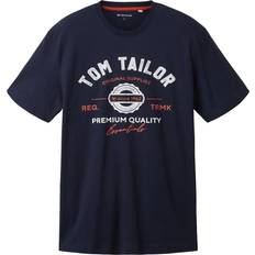 Tom Tailor Tøj Tom Tailor Bluser & tshirts natblå orange hvid natblå orange hvid