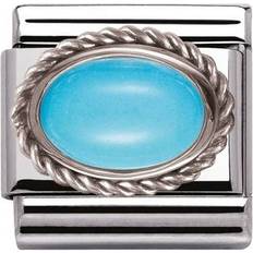 Turquoise Charms & Pendants Nomination Composable Classic Link Charm - Silver/Turquoise