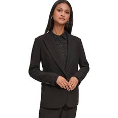 Blazers Karl Lagerfeld Paris Women's Solid Single Brasted Blazer Black