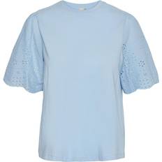 Y.A.S Dame T-shirts Y.A.S Yaslex Top Blå