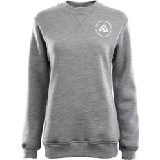 Aclima fleecewool crew neck Aclima Women's FleeceWool Crew Neck Jumper - Grey Melange