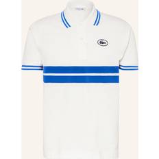 Lacoste Women Polo Shirts Lacoste Original L.12.12 Badge Polo Shirt White Blue