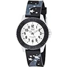 Q&Q Kvarts Vuxen Analog med i rostfritt DF09J198, Guld, VQ96J013Y