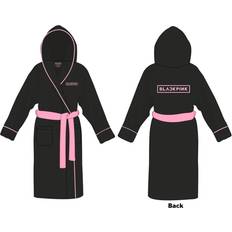 PINK Band Logo Bathrobe Black