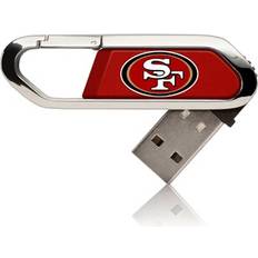 Memory Cards & USB Flash Drives Keyscaper San Francisco 49ers Solid Clip USB Flash Drive