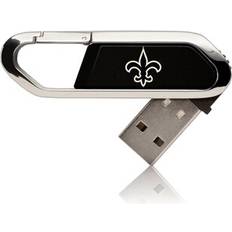 Memory Cards & USB Flash Drives Keyscaper New Orleans Saints Solid Clip USB Flash Drive