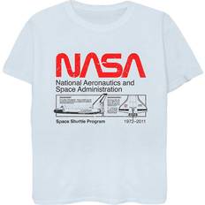 Nasa Space Shuttle Cotton T-Shirt White